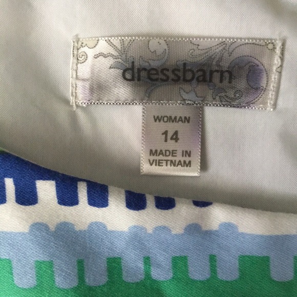 SOLD Dress Barn Fit & Flare Pleated Dress Size 14 - Picture 8 of 8